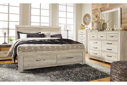 Bellaby Whitewash King Panel Headboard - B331-58 - Bien Home Furniture &amp; Electronics