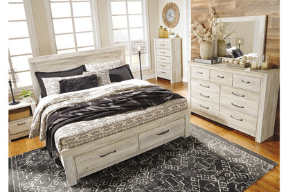 Bellaby Whitewash King Panel Headboard - B331-58 - Bien Home Furniture &amp; Electronics