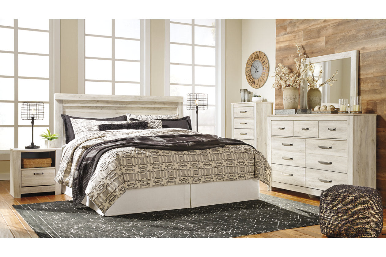 Bellaby Whitewash King Panel Headboard - B331-58 - Bien Home Furniture &amp; Electronics