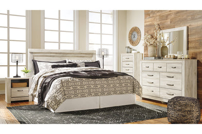 Bellaby Whitewash King Panel Headboard - B331-58 - Bien Home Furniture &amp; Electronics