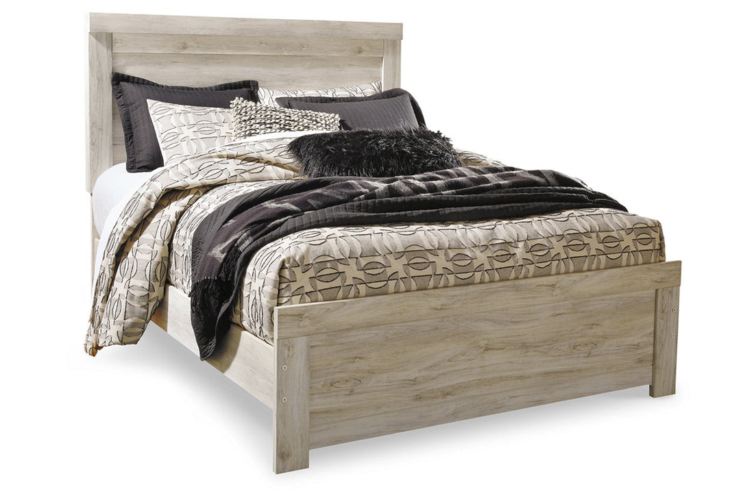 Bellaby Whitewash Queen Panel Bed - SET | B331-54 | B331-57 | B331-96 - Bien Home Furniture & Electronics