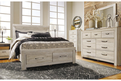 Bellaby Whitewash Queen Panel Headboard - B331-57 - Bien Home Furniture &amp; Electronics