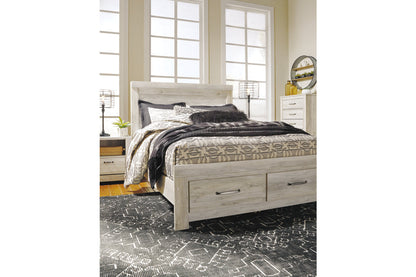 Bellaby Whitewash Queen Panel Headboard - B331-57 - Bien Home Furniture &amp; Electronics