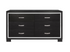 Bellante Melamine Black Dresser - SH2216BK-5 - Bien Home Furniture & Electronics