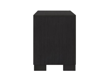 Bellante Melamine Black Nightstand - SH2216BK-4 - Bien Home Furniture &amp; Electronics