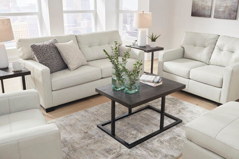 Belziani Coconut Leather Living Room Set - SET | 5470538 | 5470535 - Bien Home Furniture &amp; Electronics