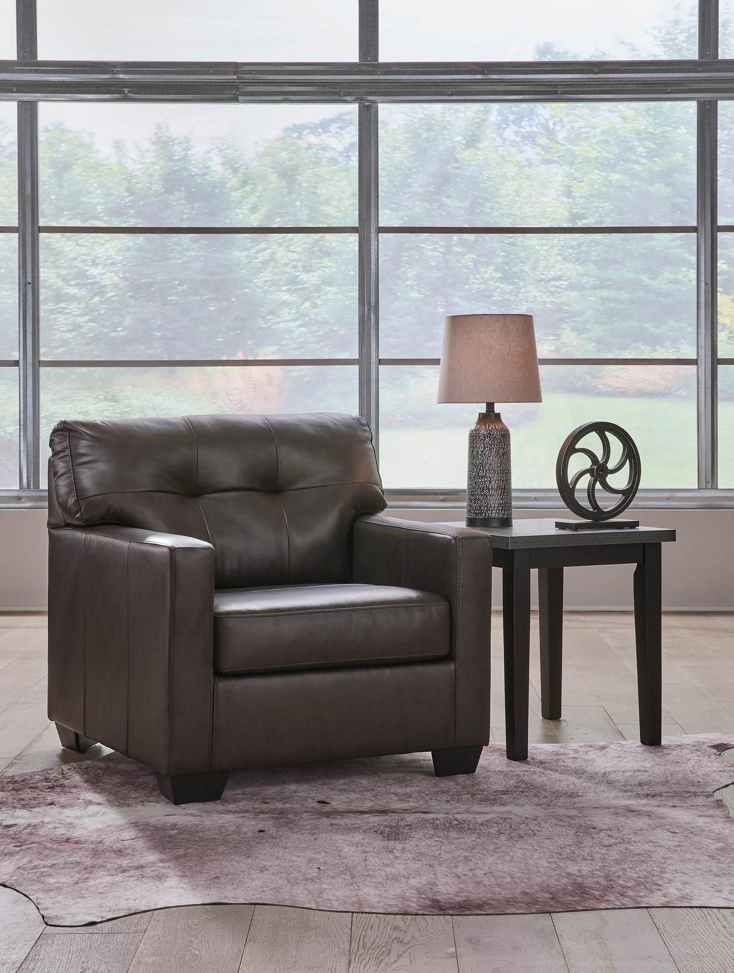 Belziani Storm Leather Living Room Set - SET | 5470638 | 5470635 - Bien Home Furniture &amp; Electronics