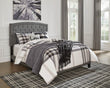 Benno Gray Tufted King Platform Bed - B200 King - Bien Home Furniture & Electronics