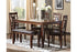 Bennox Brown Dining Table and Chairs with Bench, Set of 6 - D384-325 - Bien Home Furniture & Electronics