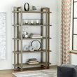 Bergton Distressed Gray Bookcase - A4000500 - Bien Home Furniture & Electronics