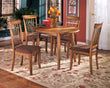 Berringer Rustic 5-Piece Drop Leaf Dining Set - SET | D199-15 | D199-01(2) - Bien Home Furniture & Electronics