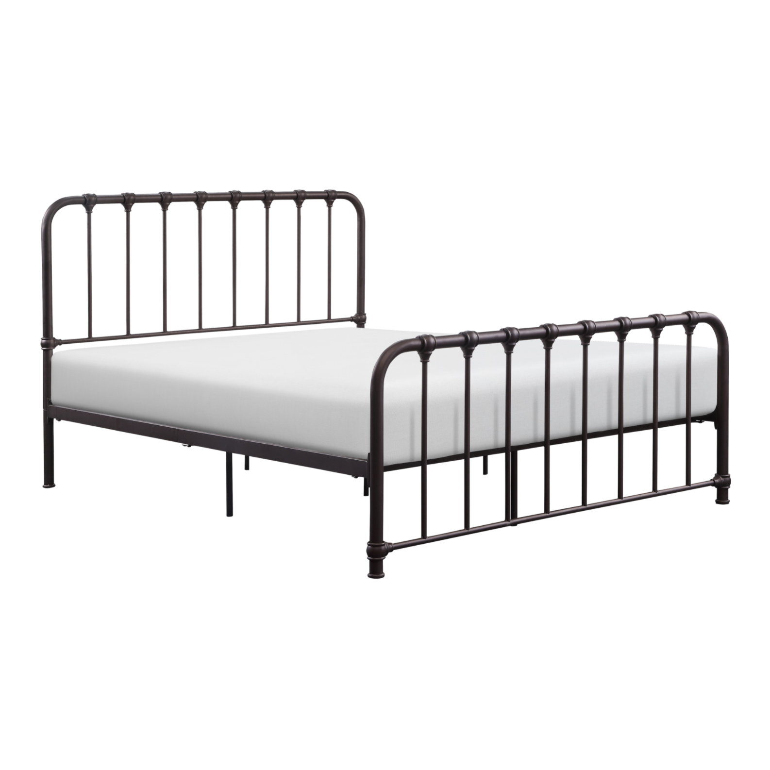 Bethany Dark Bronze Queen Metal Platform Bed - 1571DZ-1 - Bien Home Furniture &amp; Electronics