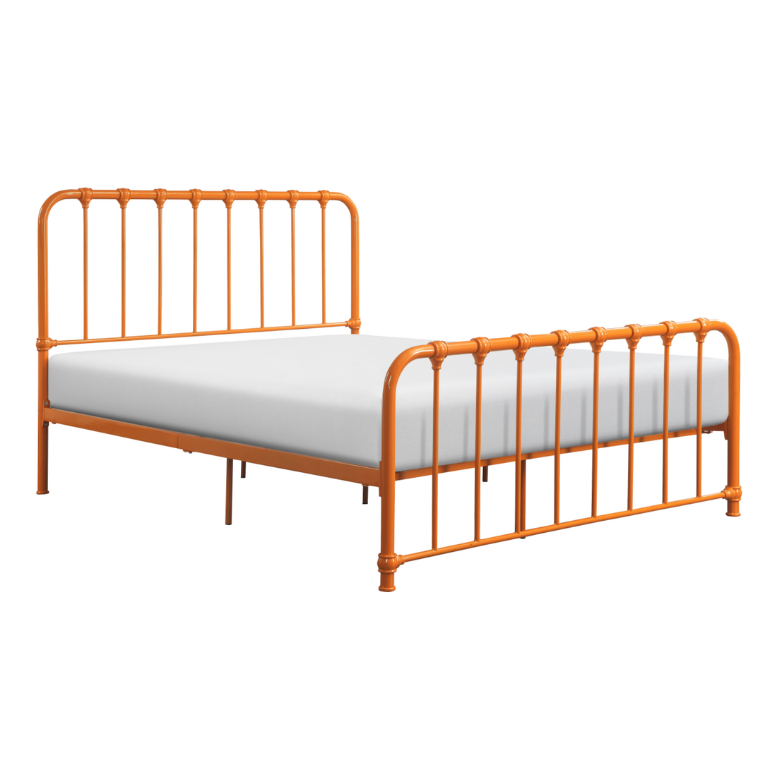 Bethany Orange Full Metal Platform Bed - 1571RNF-1 - Bien Home Furniture &amp; Electronics