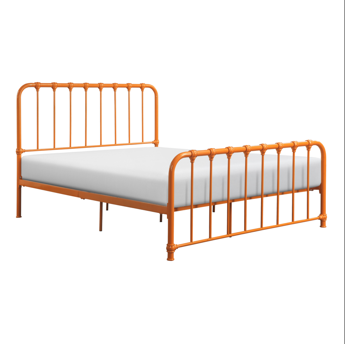 Bethany Orange Queen Metal Platform Bed - 1571RN-1 - Bien Home Furniture & Electronics