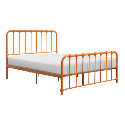 Bethany Orange Queen Metal Platform Bed - 1571RN-1 - Bien Home Furniture &amp; Electronics