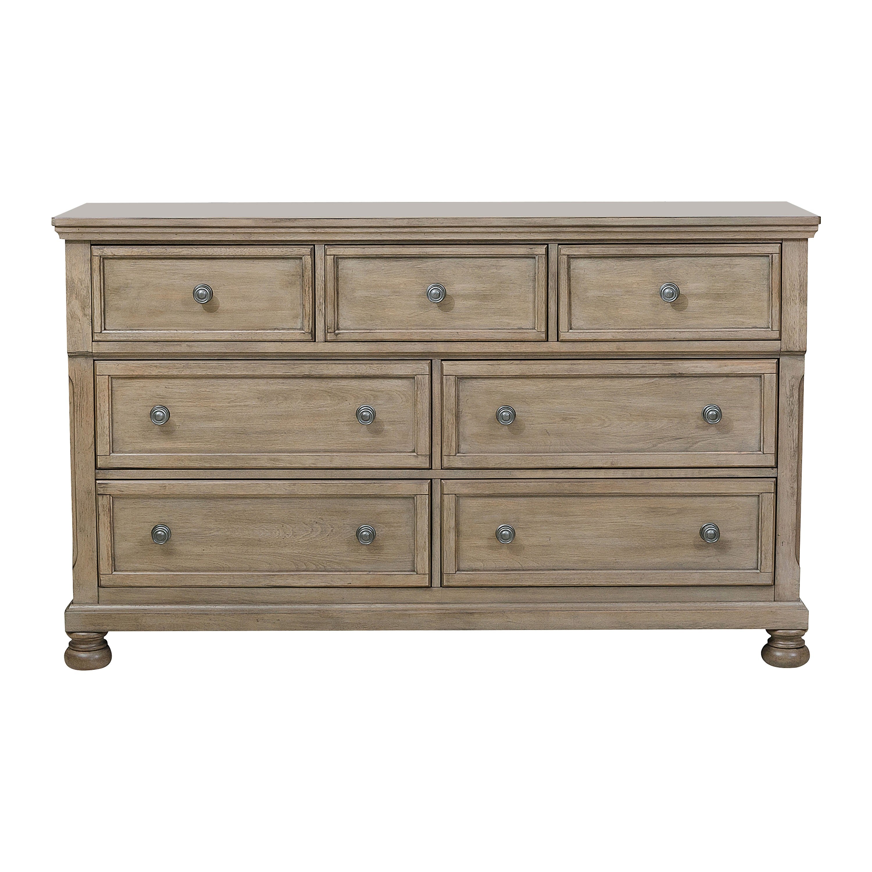 Bethel Wire Brushed Gray Dresser - 2259GY-5 - Bien Home Furniture &amp; Electronics