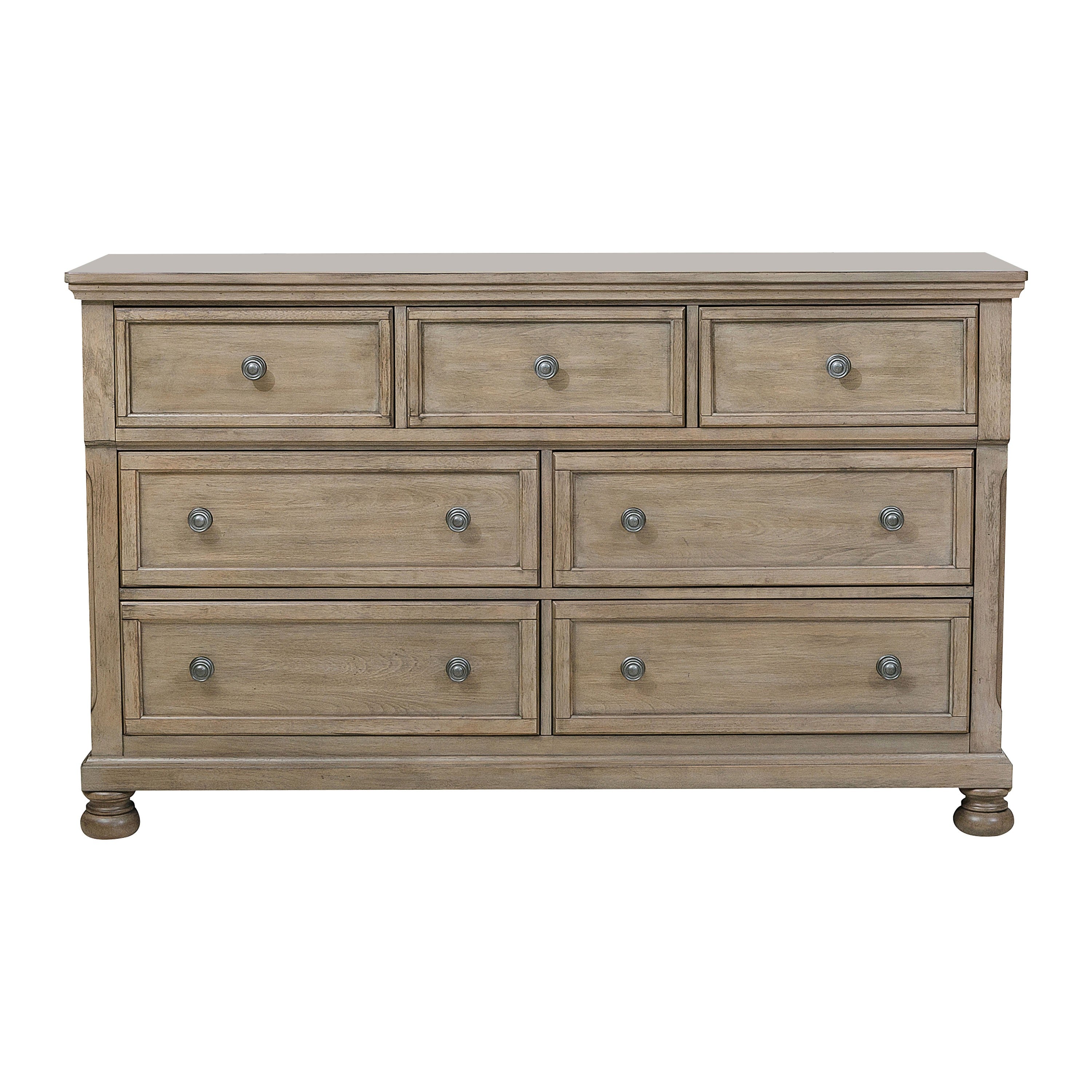 Bethel Wire Brushed Gray Sleigh Storage Platform Bedroom Set - SET | 2259GY-3 | 2259GY-5 | 2259GY-6 | 2259GY-4 | 2259GY-9 | 2259KGY-1 | 2259KGY-2 - Bien Home Furniture &amp; Electronics
