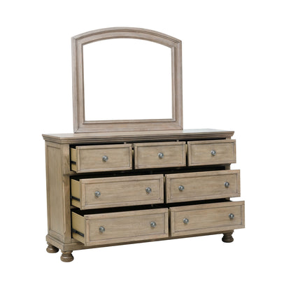 Bethel Wire Brushed Gray Sleigh Storage Platform Bedroom Set - SET | 2259GY-3 | 2259GY-5 | 2259GY-6 | 2259GY-4 | 2259GY-9 | 2259KGY-1 | 2259KGY-2 - Bien Home Furniture &amp; Electronics