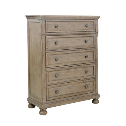 Bethel Wire Brushed Gray Sleigh Storage Platform Bedroom Set - SET | 2259GY-3 | 2259GY-5 | 2259GY-6 | 2259GY-4 | 2259GY-9 | 2259KGY-1 | 2259KGY-2 - Bien Home Furniture &amp; Electronics