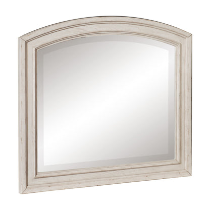 Bethel Wire Brushed White Mirror (Mirror Only) - 2259W-6 - Bien Home Furniture &amp; Electronics