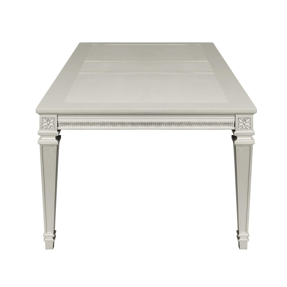 Bevelle Silver Extendable Dining Table - 1958-96 - Bien Home Furniture &amp; Electronics