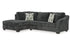 Biddeford Ebony 2-Piece Sectional with Chaise - 35504S1 - Bien Home Furniture & Electronics