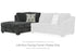 Biddeford Ebony Left-Arm Facing Corner Chaise - 3550416 - Bien Home Furniture & Electronics