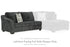 Biddeford Ebony Left-Arm Facing Full Sofa Sleeper - 3550410 - Bien Home Furniture & Electronics