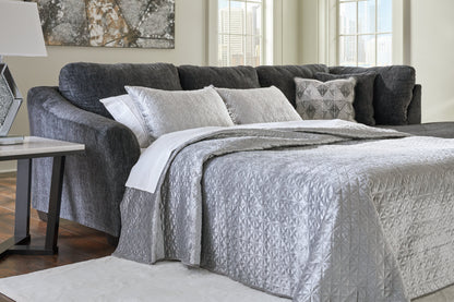 Biddeford Ebony Left-Arm Facing Full Sofa Sleeper - 3550410 - Bien Home Furniture &amp; Electronics