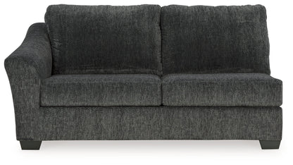 Biddeford Ebony Left-Arm Facing Full Sofa Sleeper - 3550410 - Bien Home Furniture &amp; Electronics
