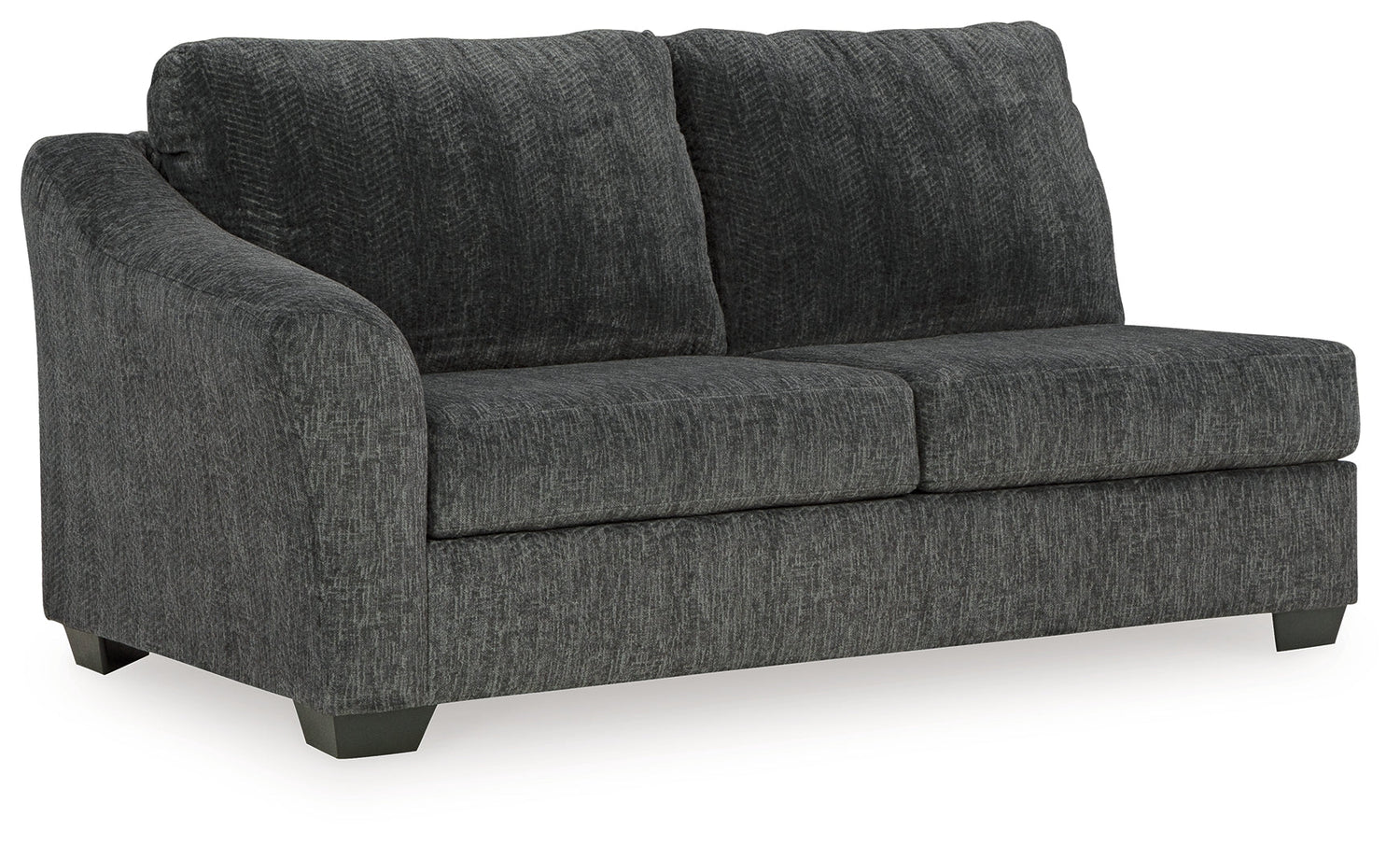Biddeford Ebony Left-Arm Facing Sofa - 3550466 - Bien Home Furniture &amp; Electronics