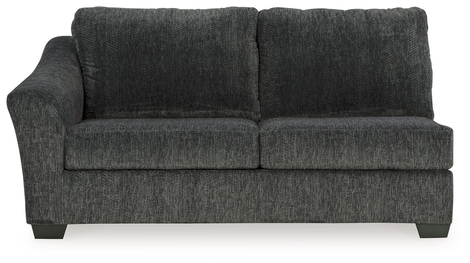 Biddeford Ebony Left-Arm Facing Sofa - 3550466 - Bien Home Furniture &amp; Electronics