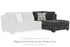 Biddeford Ebony Right-Arm Facing Corner Chaise - 3550417 - Bien Home Furniture & Electronics