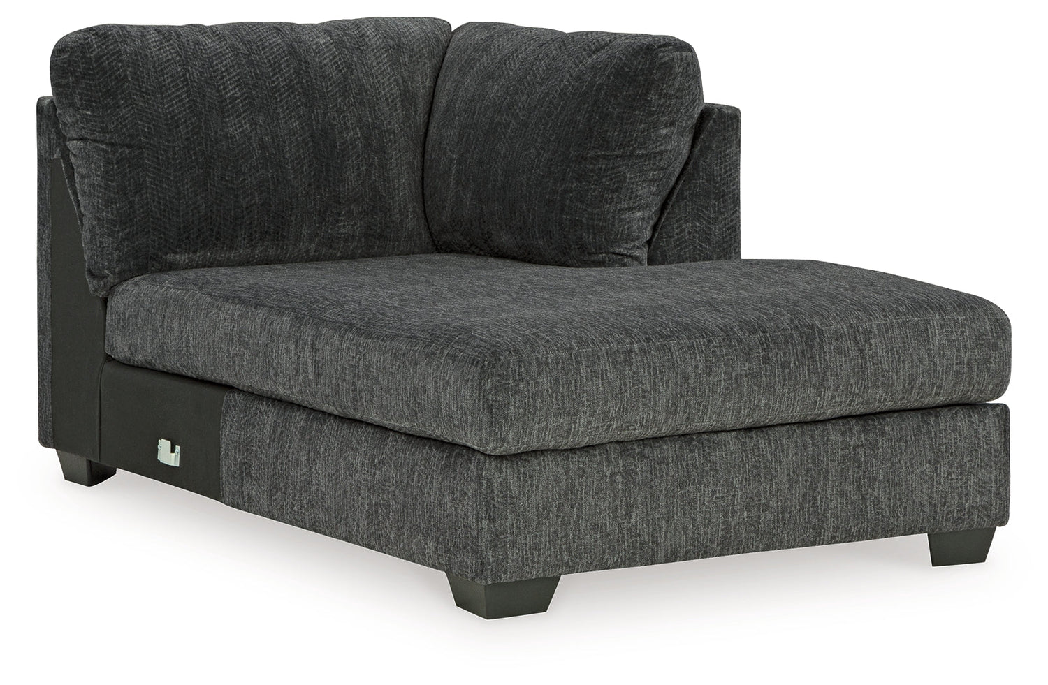 Biddeford Ebony Right-Arm Facing Corner Chaise - 3550417 - Bien Home Furniture &amp; Electronics