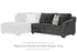 Biddeford Ebony Right-Arm Facing Full Sofa Sleeper - 3550483 - Bien Home Furniture & Electronics