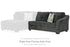 Biddeford Ebony Right-Arm Facing Sofa - 3550467 - Bien Home Furniture & Electronics