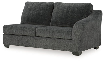 Biddeford Ebony Right-Arm Facing Sofa - 3550467 - Bien Home Furniture &amp; Electronics