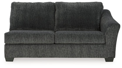 Biddeford Ebony Right-Arm Facing Sofa - 3550467 - Bien Home Furniture &amp; Electronics
