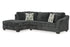 Biddeford Shadow 2-Piece LAF Chaise Sectional - SET | 3550416 | 3550467 - Bien Home Furniture & Electronics