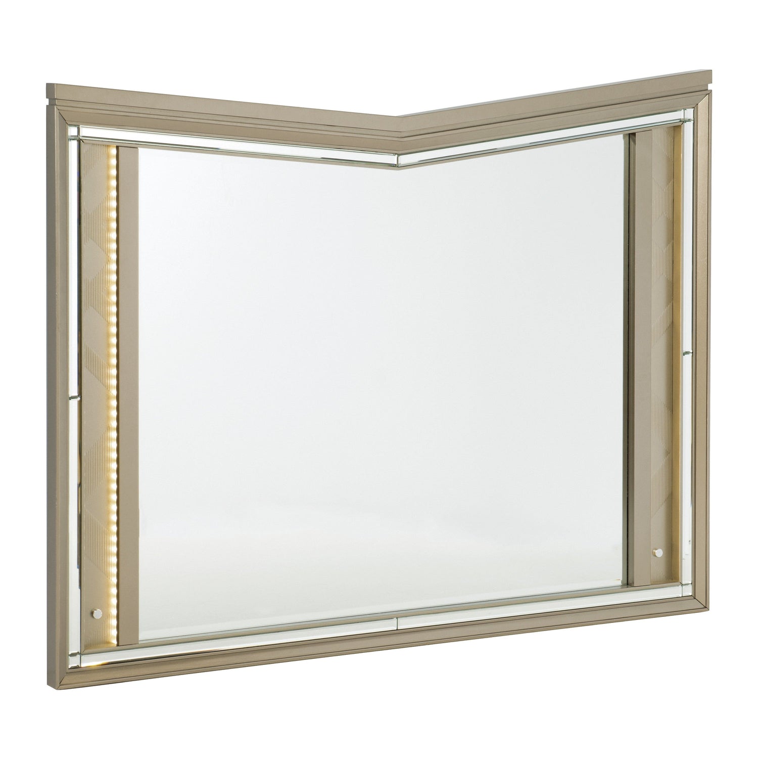 Bijou Champagne Mirror (Mirror Only) - 1522-6 - Bien Home Furniture &amp; Electronics