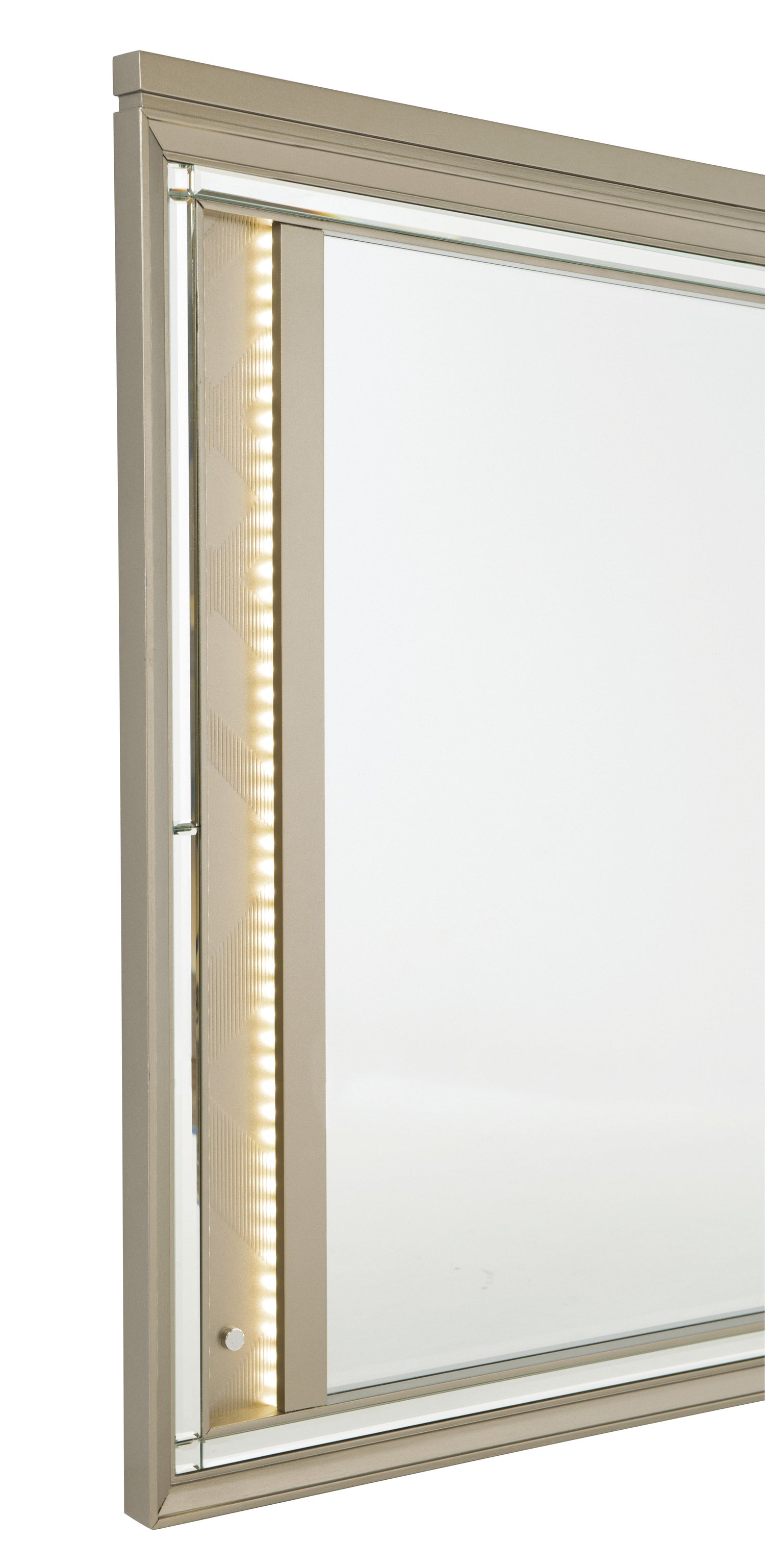 Bijou Champagne Mirror (Mirror Only) - 1522-6 - Bien Home Furniture &amp; Electronics