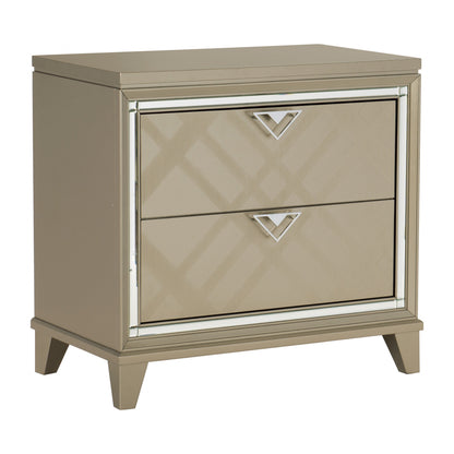 Bijou Champagne Nightstand - 1522-4 - Bien Home Furniture &amp; Electronics