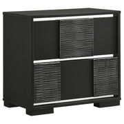 Blacktoft 2-Drawer Nightstand Black - 207102 - Bien Home Furniture & Electronics