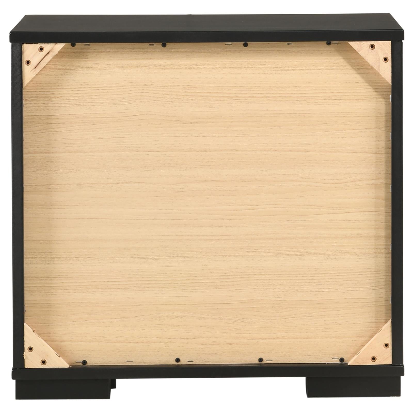 Blacktoft 2-Drawer Nightstand Black - 207102 - Bien Home Furniture &amp; Electronics