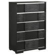 Blacktoft Black 5-Drawer Chest - 207105 - Bien Home Furniture & Electronics