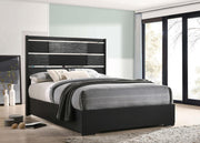 Blacktoft Eastern King Panel Bed Black - 207101KE - Bien Home Furniture & Electronics