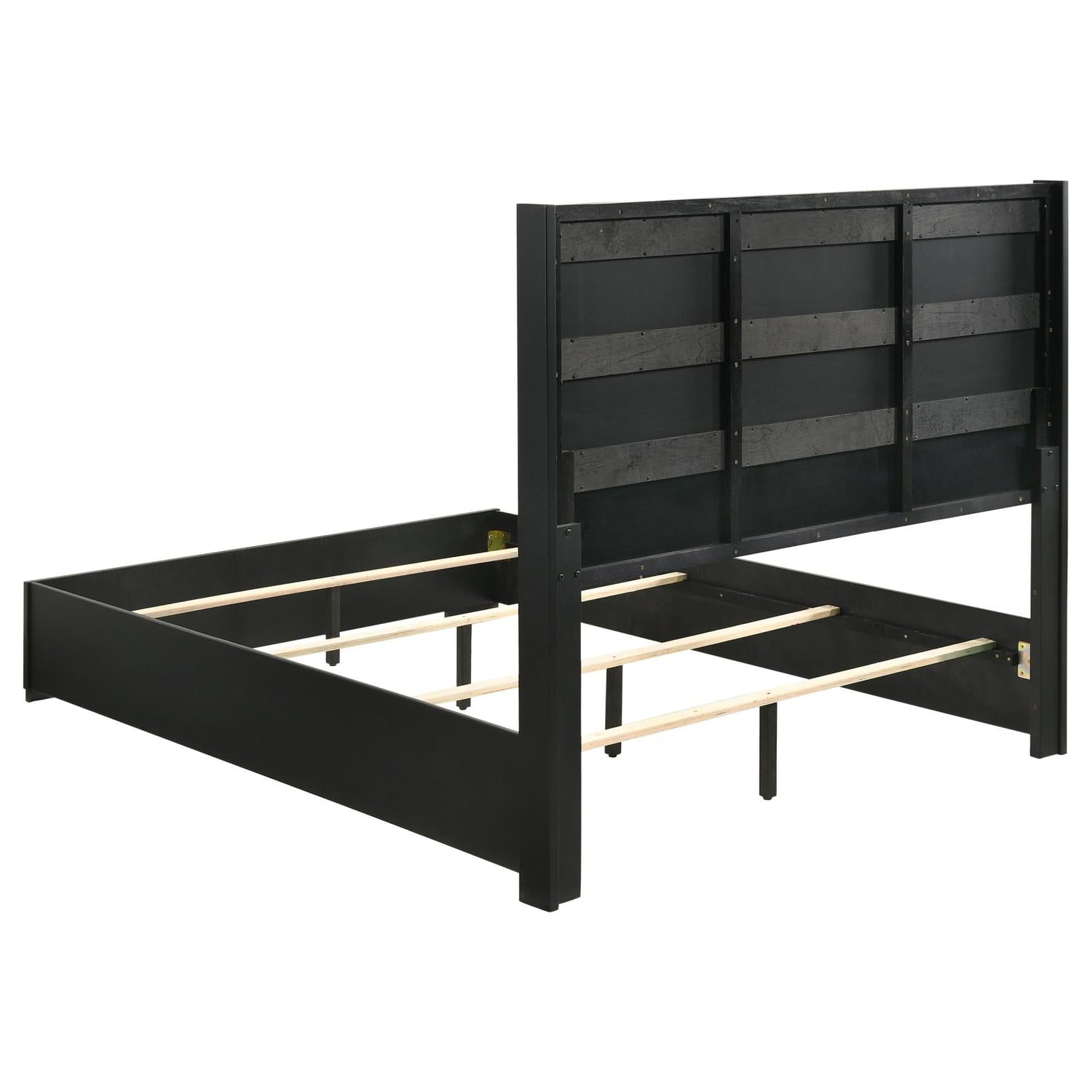 Blacktoft Eastern King Panel Bed Black - 207101KE - Bien Home Furniture &amp; Electronics