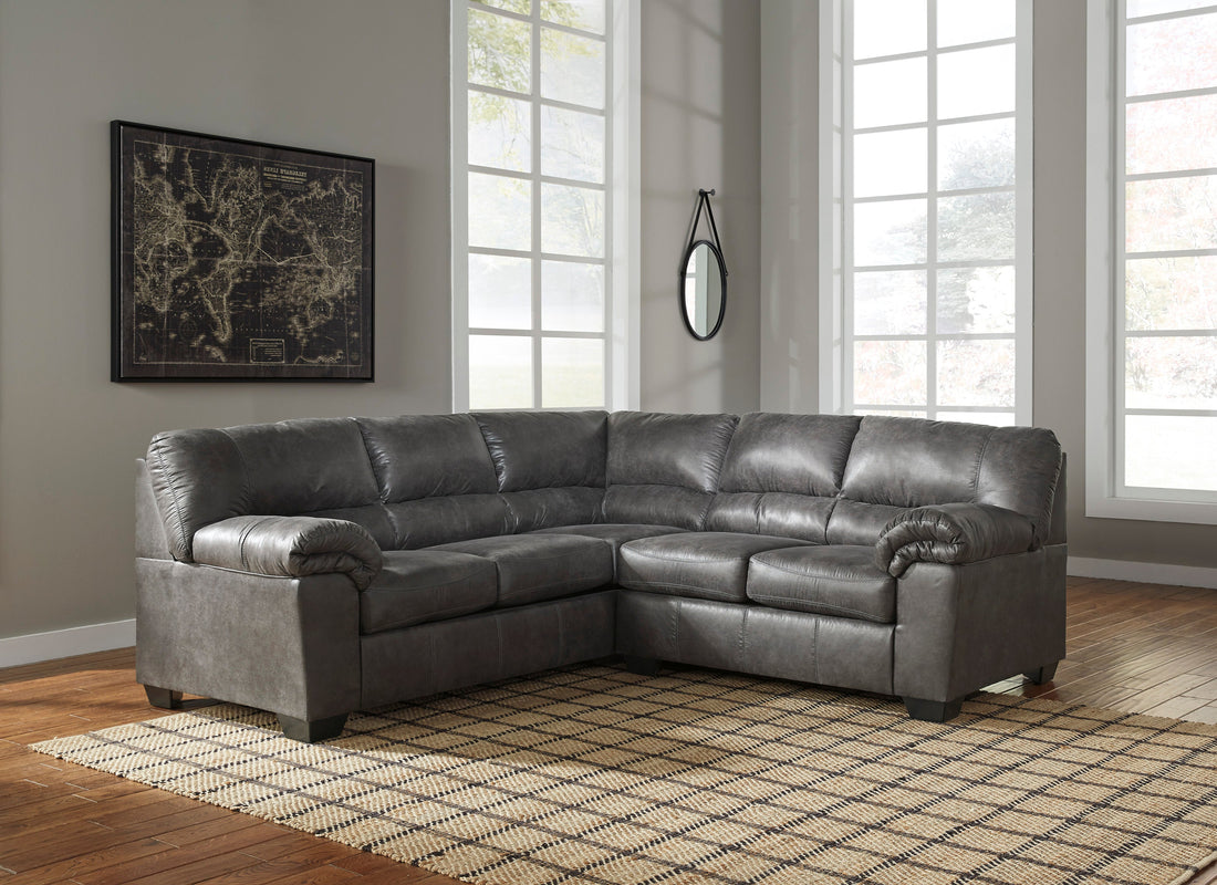 Bladen Slate 2-Piece LAF Sectional - SET | 1202156 | 1202166 | 1202125 - Bien Home Furniture &amp; Electronics