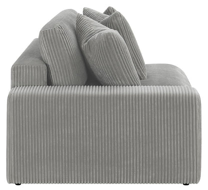Blaine Upholstered Reversible Sectional Fog - 509900 - Bien Home Furniture &amp; Electronics