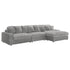 Blaine Upholstered Reversible Sectional Fog - 509900-SET - Bien Home Furniture & Electronics